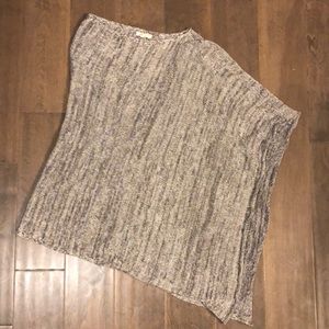 Eileen Fisher knit cape poncho